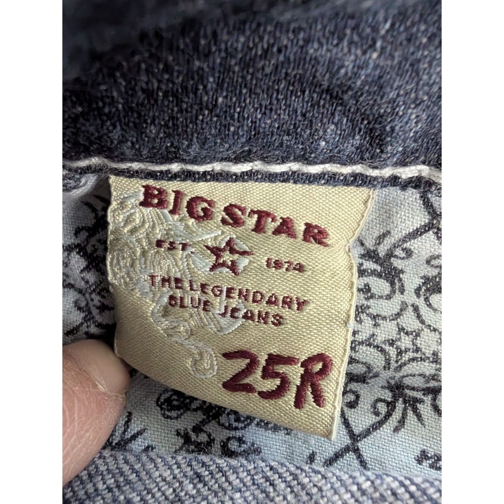Big Star Sweet Low Rise Cutoff Denim Shorts Women's Size 25 Jorts - Picture 9 of 16